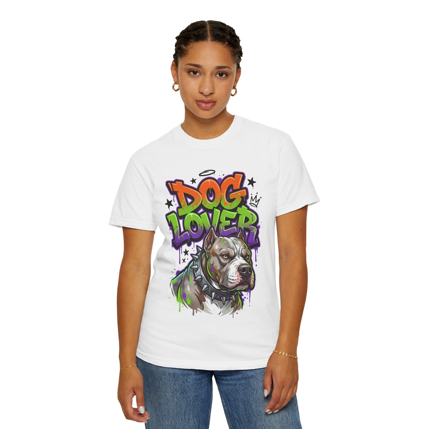 Dog Lover T-Shirt — Urban Graffiti Pitbull Tee