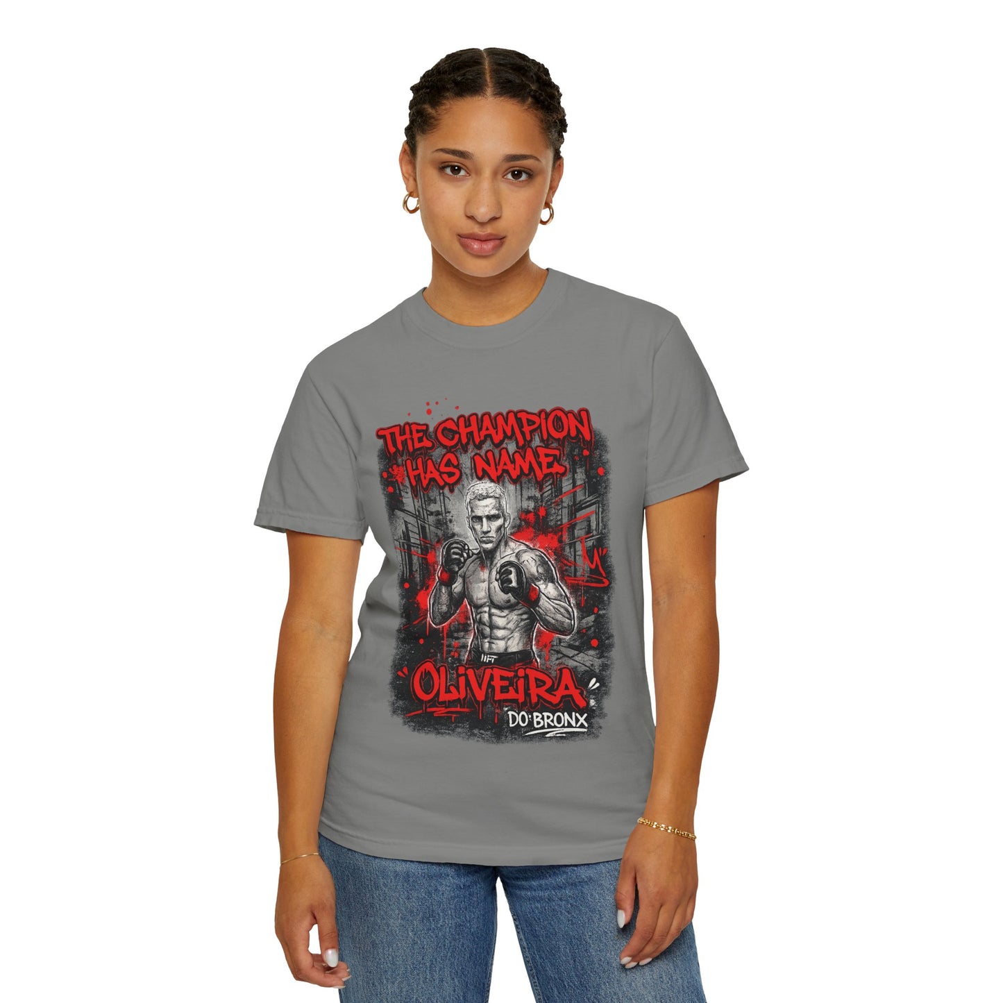 Oliveira 'The Champion Has Name' UFC Graphic T-Shirt