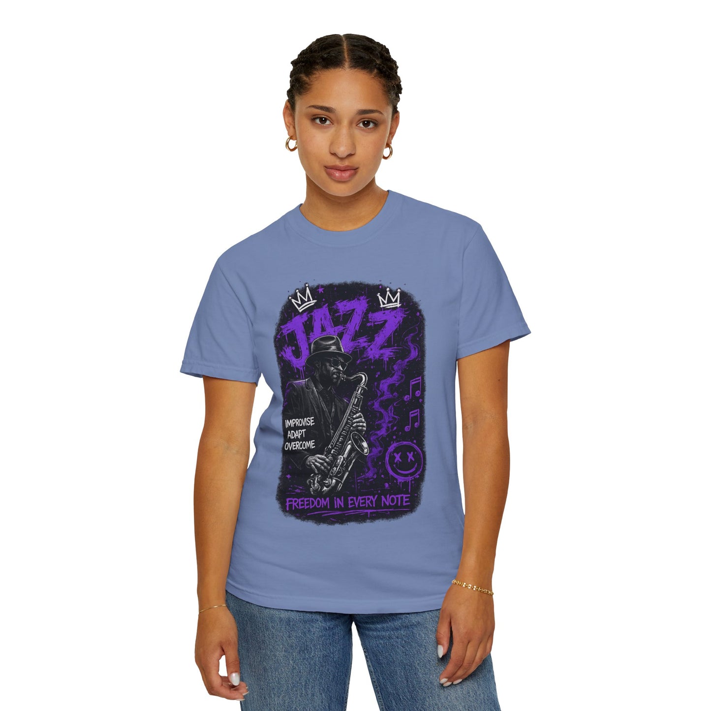 Jazz Saxophone T-Shirt — "Freedom in Every Note" Music Graphic Tee