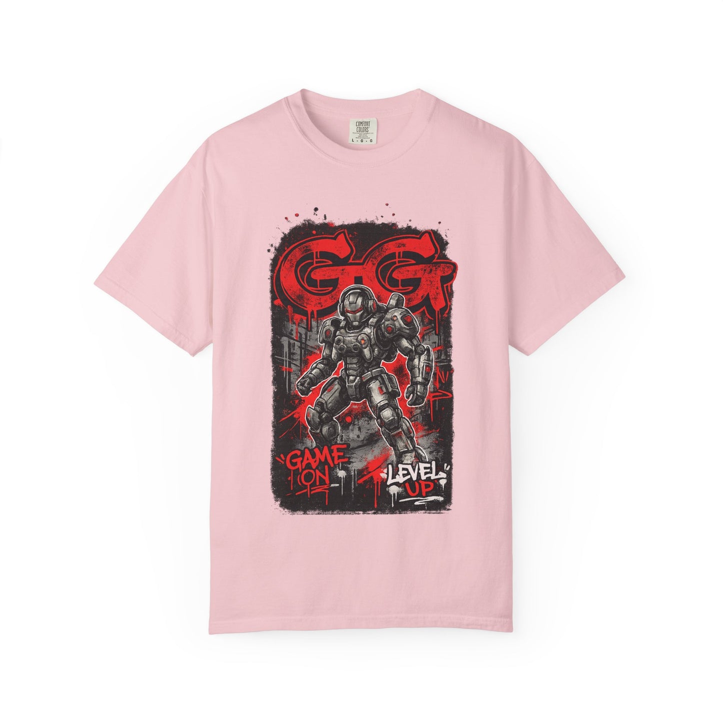 GG Game On Level Up Tee — Gamer Graphic T-Shirt
