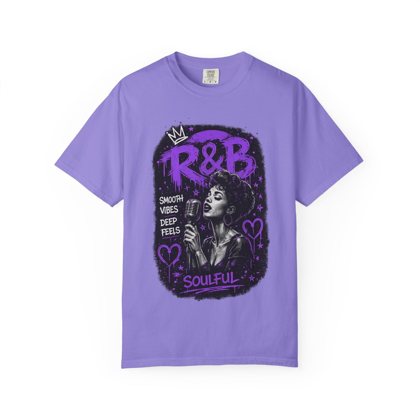 R&B Soulful Music Graphic T-Shirt — "Smooth Vibes, Deep Feels"