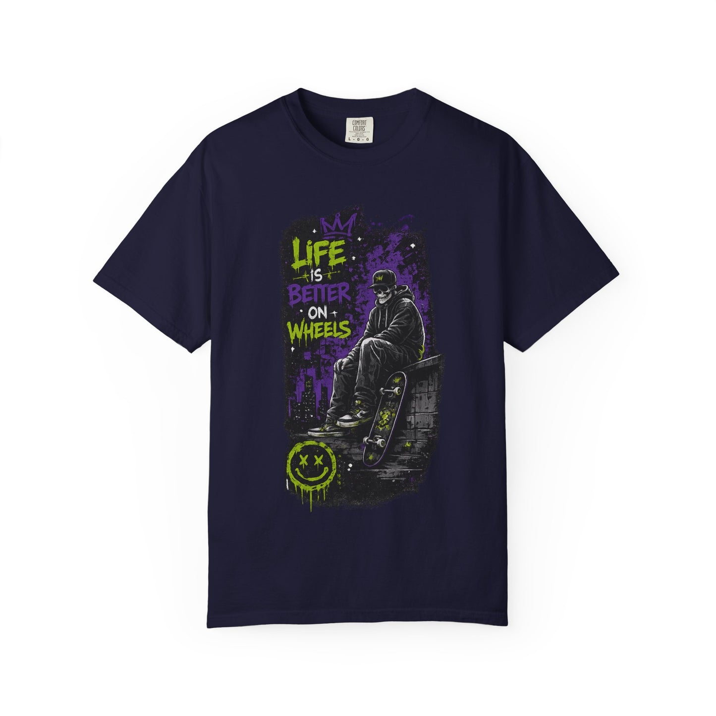 Life Is Better On Wheels T-Shirt — Wheelchair Pride Graphic Tee