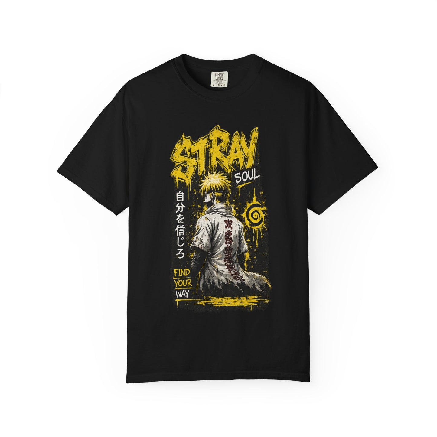 Stray Soul Graphic T-Shirt — Find Your Way Anime Streetwear