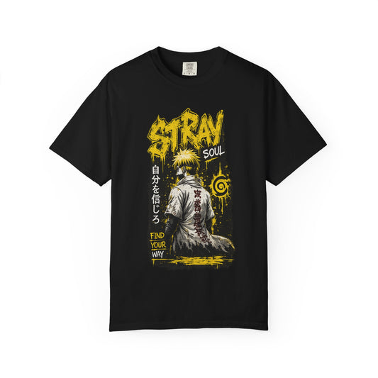 Stray Soul Graphic T-Shirt — Find Your Way Anime Streetwear