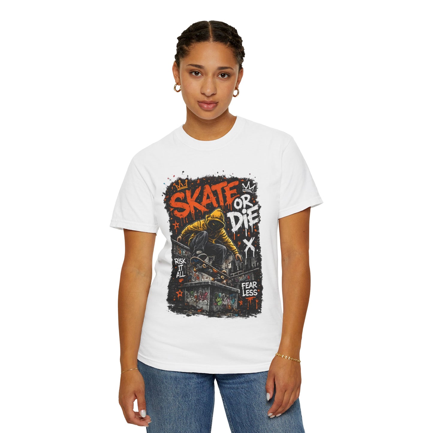 Skate or Die T-Shirt — Fearless Street Skateboard Graphic Tee