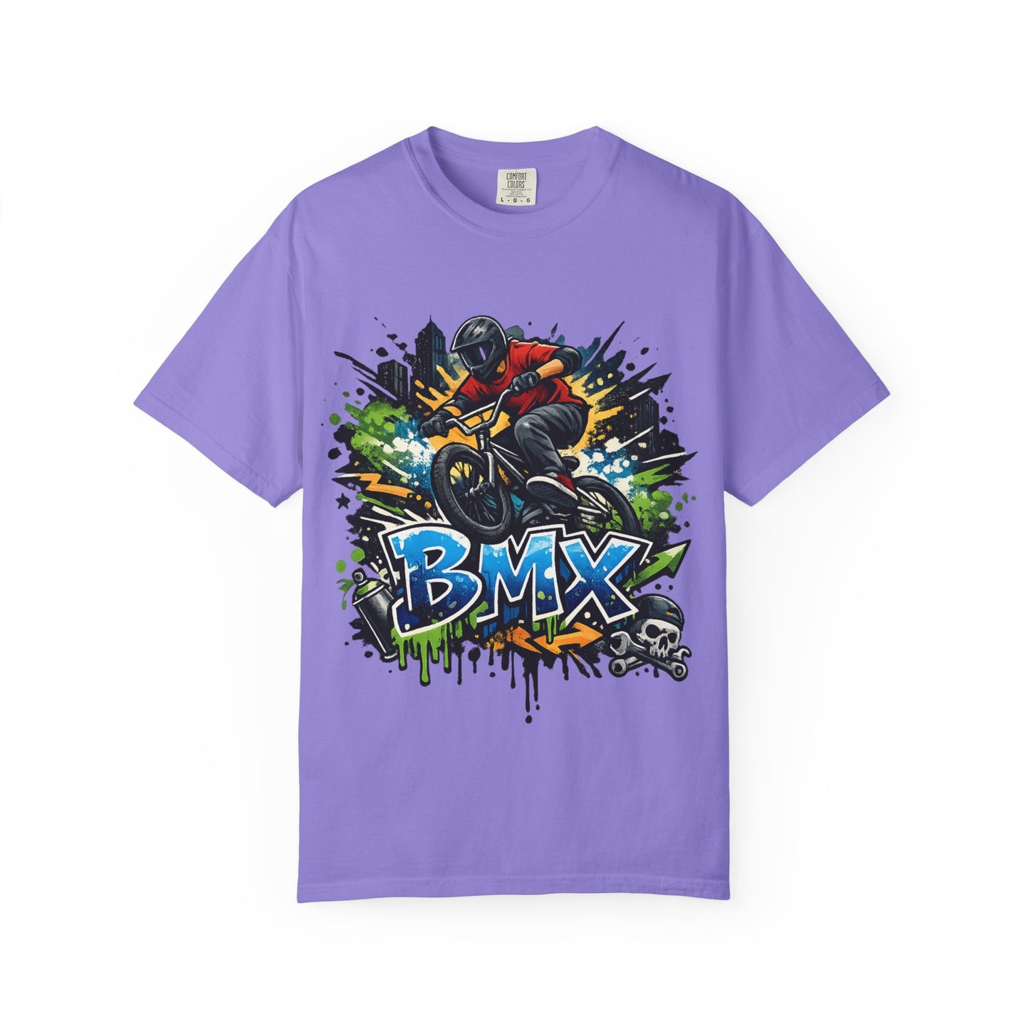 BMX Graffiti Rider T-Shirt — Extreme BMX Bike Tee