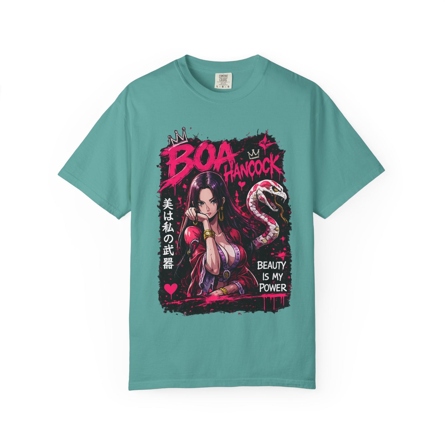 Boa Hancock Anime T-Shirt — "Beauty Is My Power" Graphic Tee