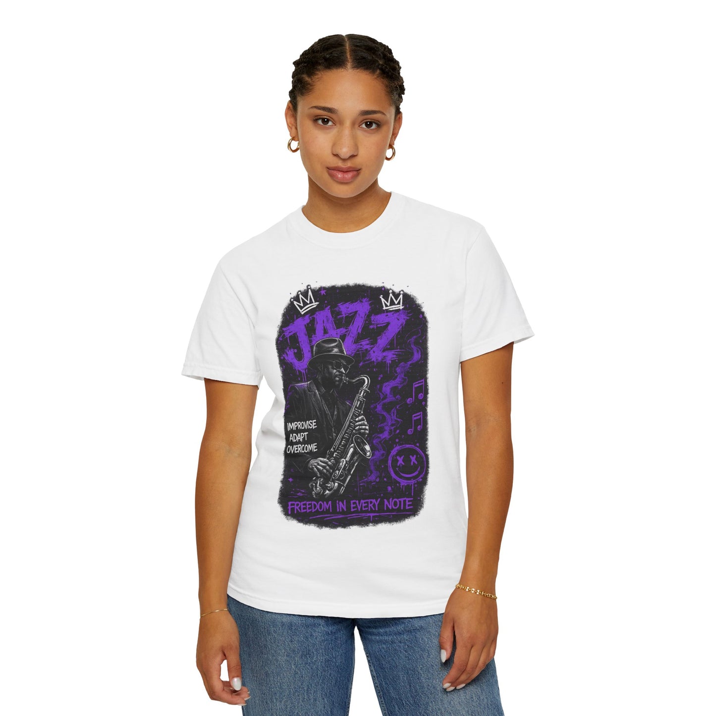 Jazz Saxophone T-Shirt — "Freedom in Every Note" Music Graphic Tee