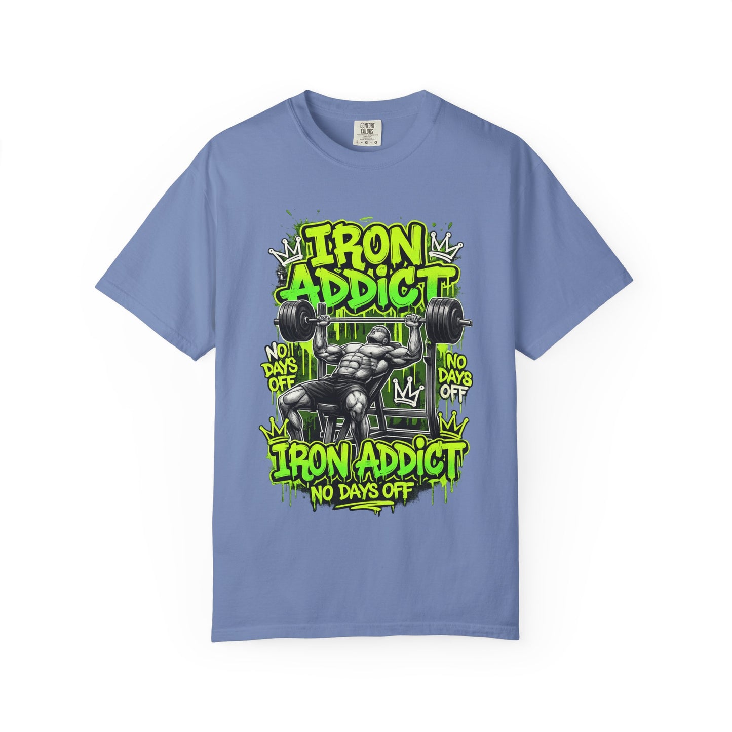 Iron Addict weightlifting graphic tee | T-Shirt