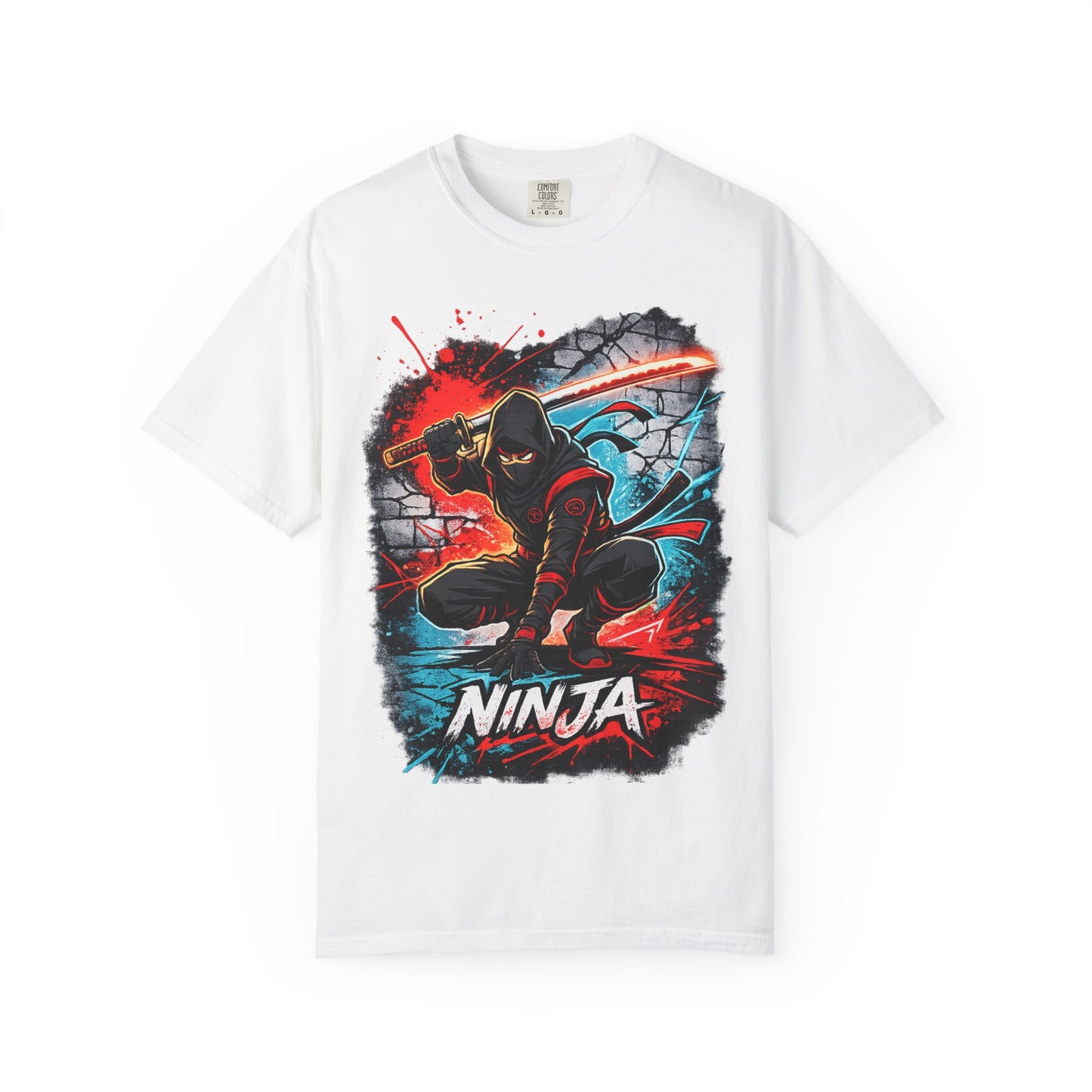 Ninja Graphic T-Shirt — Bold Samurai Night Warrior Tee