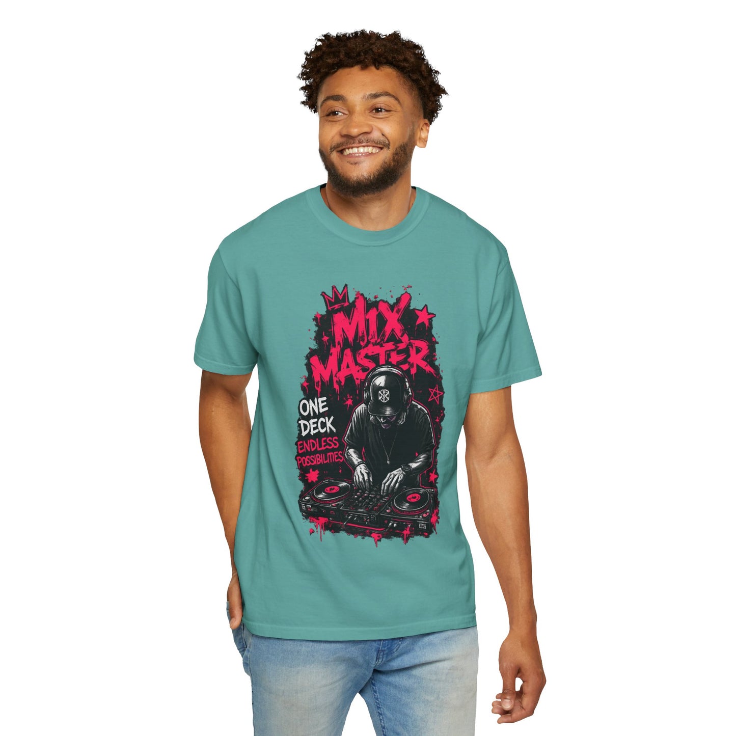 Mix Master DJ T-Shirt — Vintage Turntablist Graphic Tee