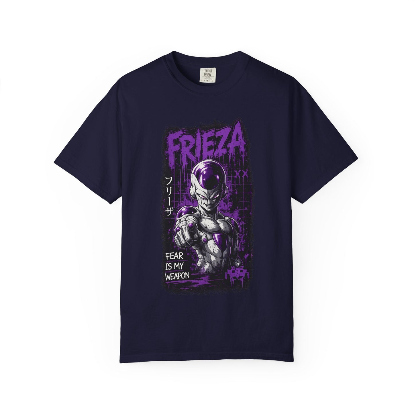 Frieza Graphic T-Shirt — 'Fear Is My Weapon' Anime Tee