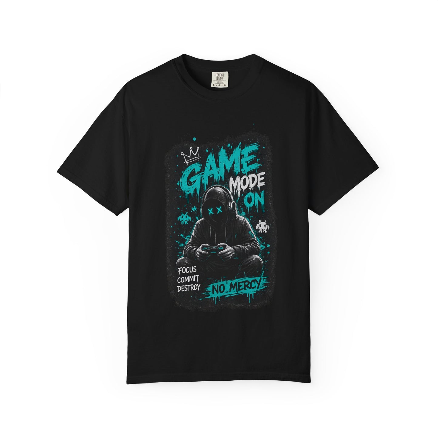 Gaming T-Shirt — "Game Mode On: No Mercy" Gamer Tee