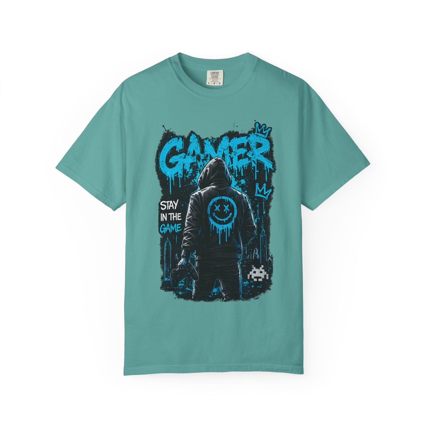 Gamer Streetwear T-Shirt – 'Stay in the Game' Graphic Tee