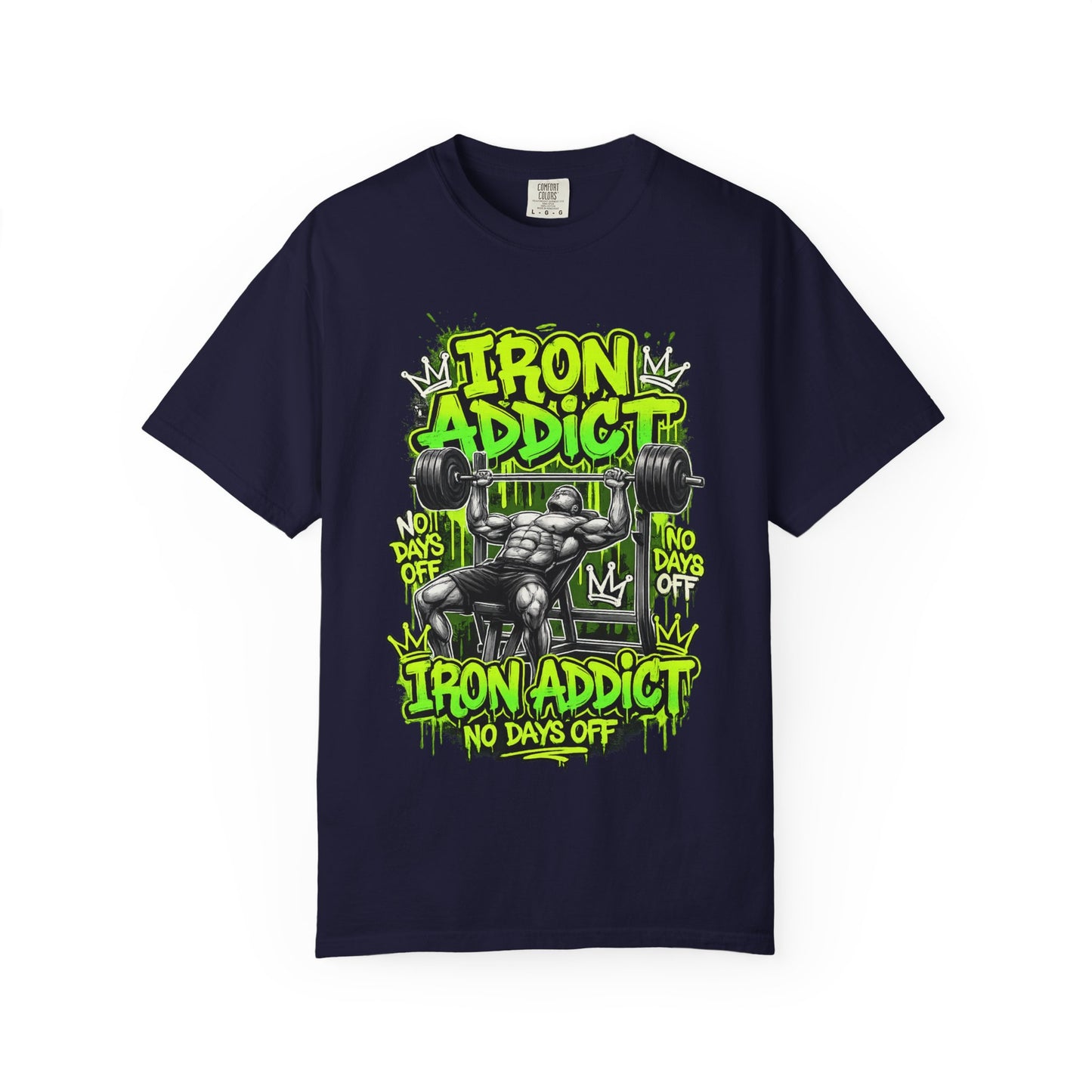 Iron Addict weightlifting graphic tee | T-Shirt