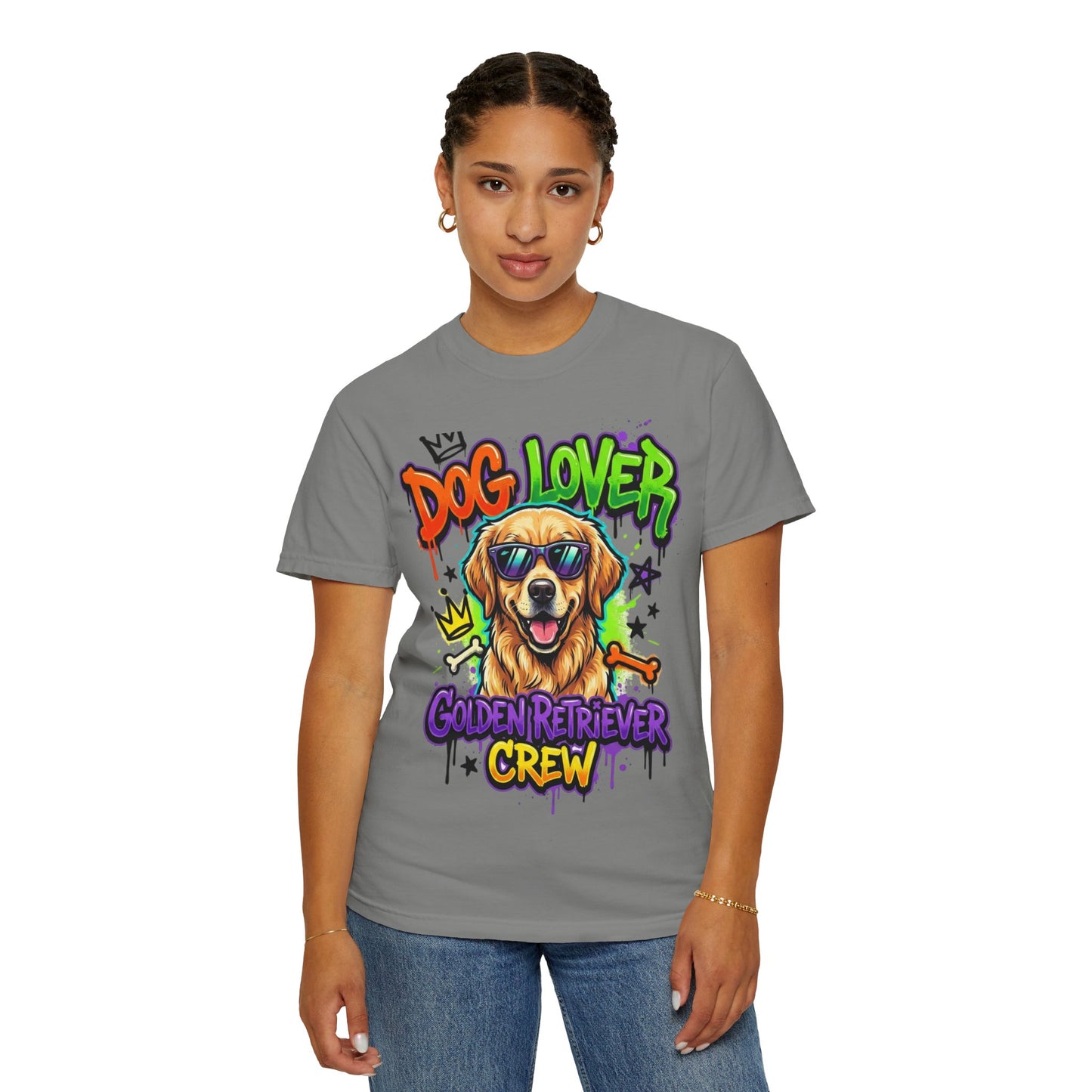 Dog Lover Golden Retriever Crew T-Shirt
