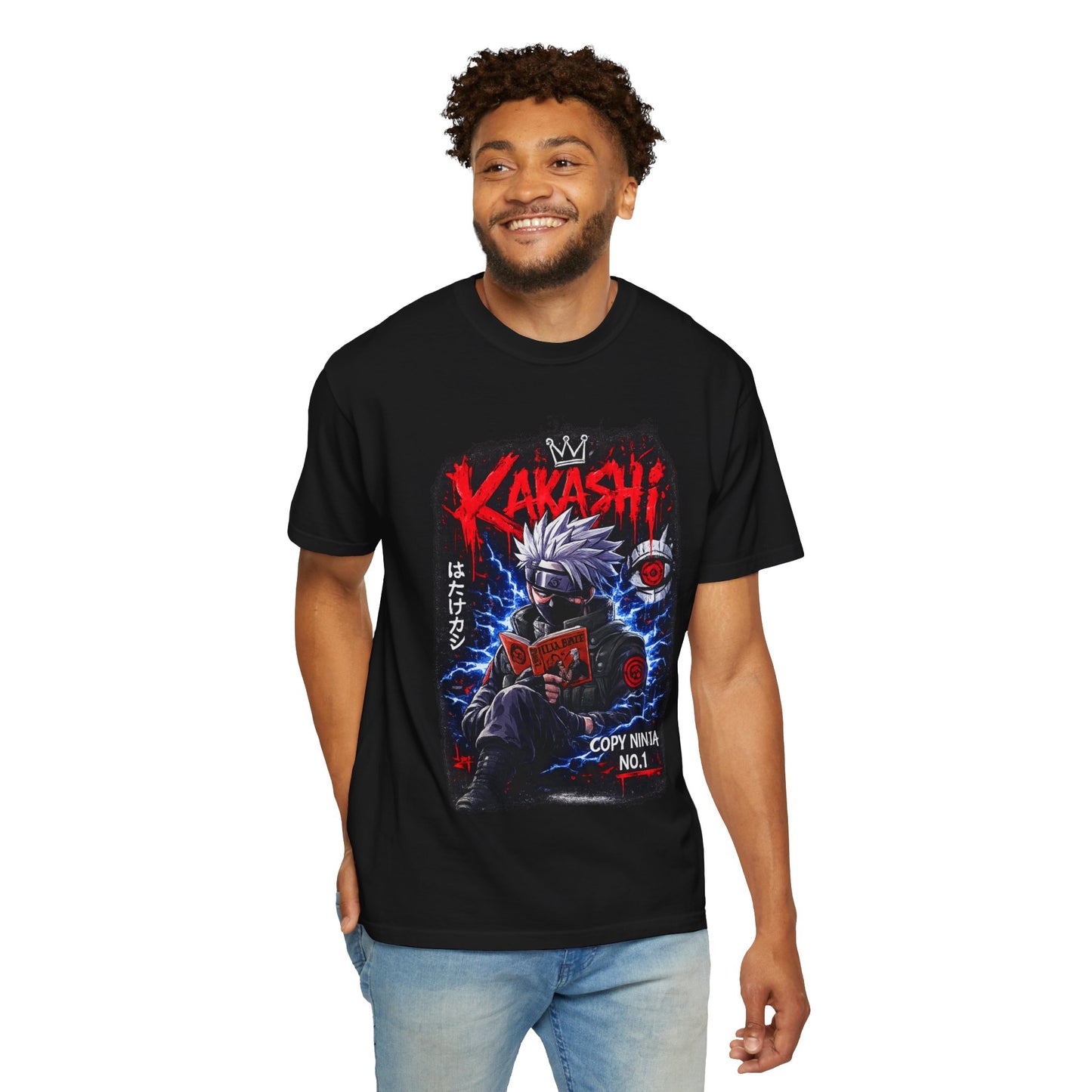 Kakashi Anime T-Shirt — 'Copy Ninja No.1' Anime Graphic Tee