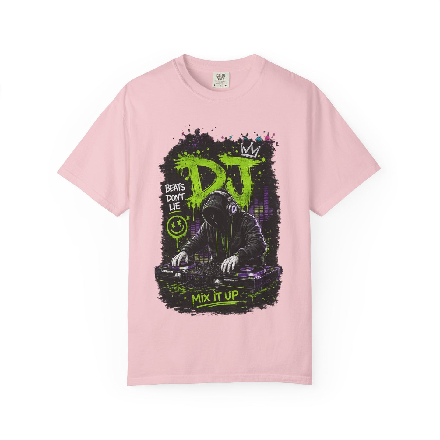DJ Graffiti T-Shirt — "Beats Don’t Lie / Mix It Up" Streetwear Tee