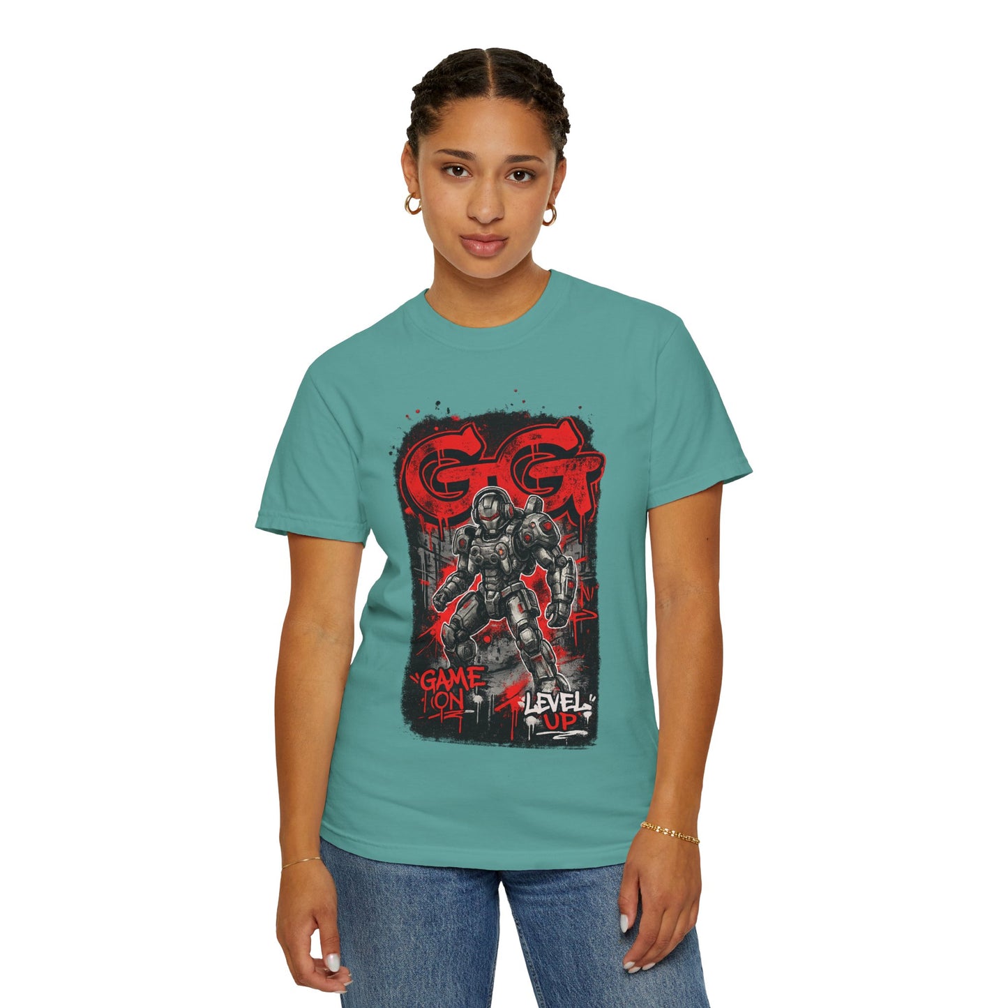 GG Game On Level Up Tee — Gamer Graphic T-Shirt