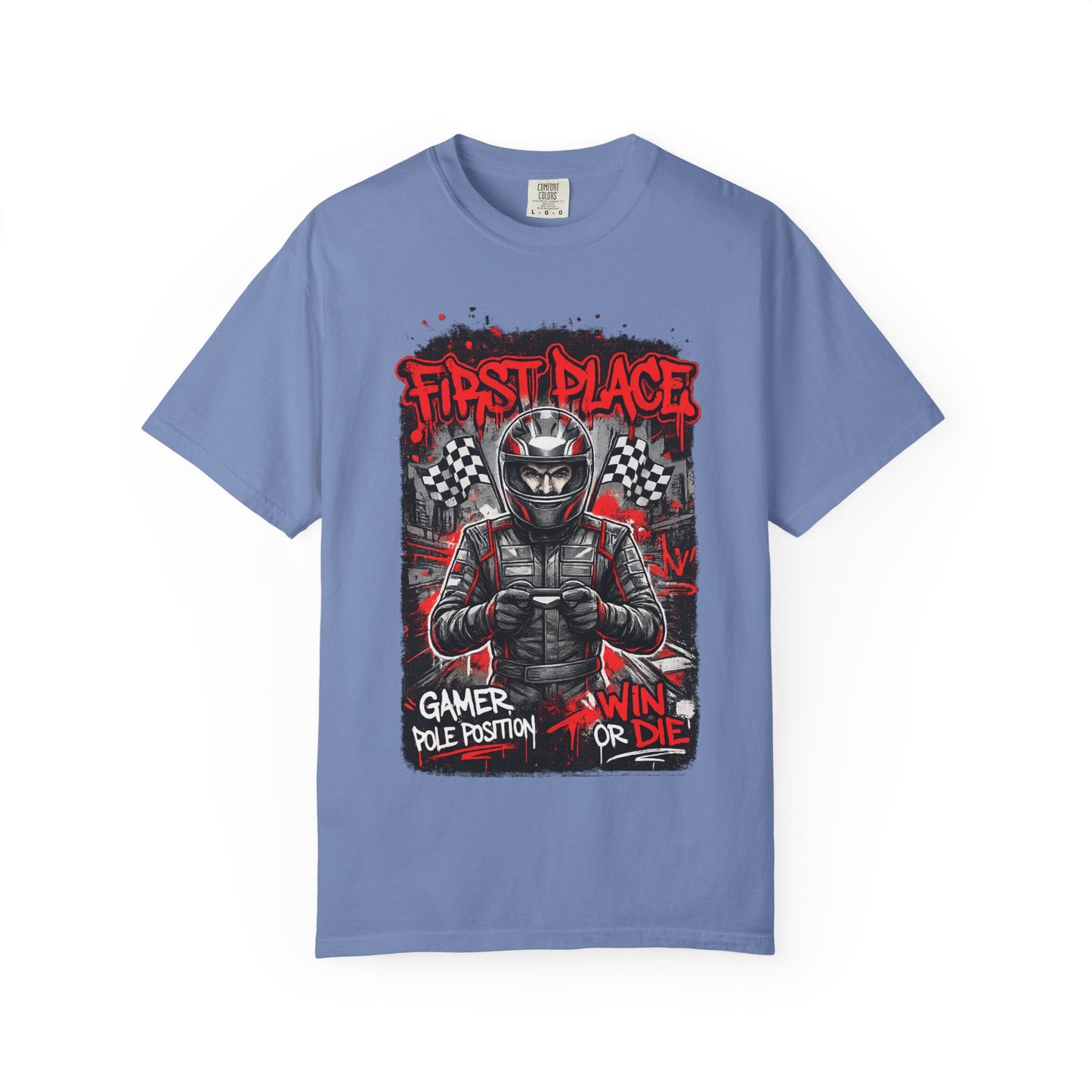 First Place "Win or Die" Gamer Racing T-Shirt