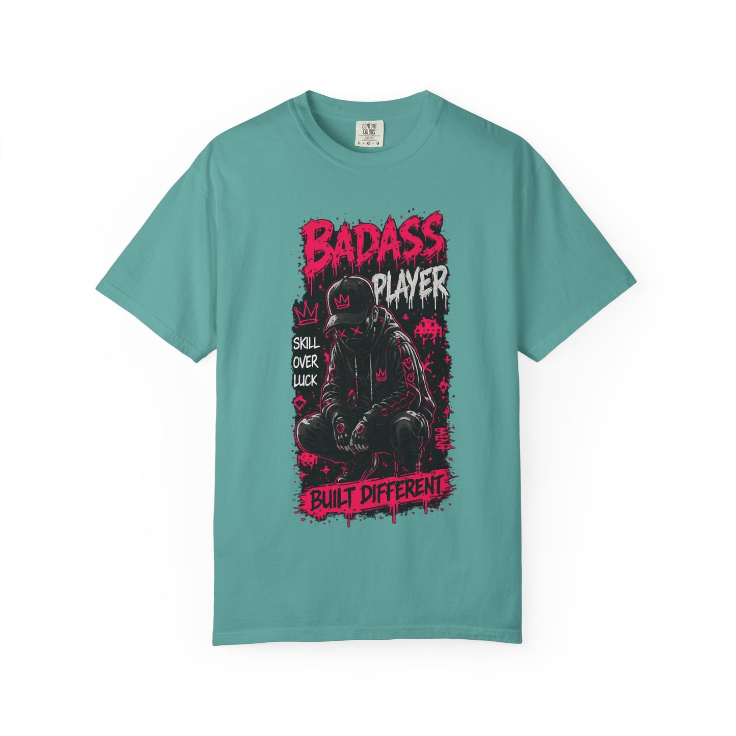 Badass Player Graphic T-Shirt — “Built Different” Gaming Tee