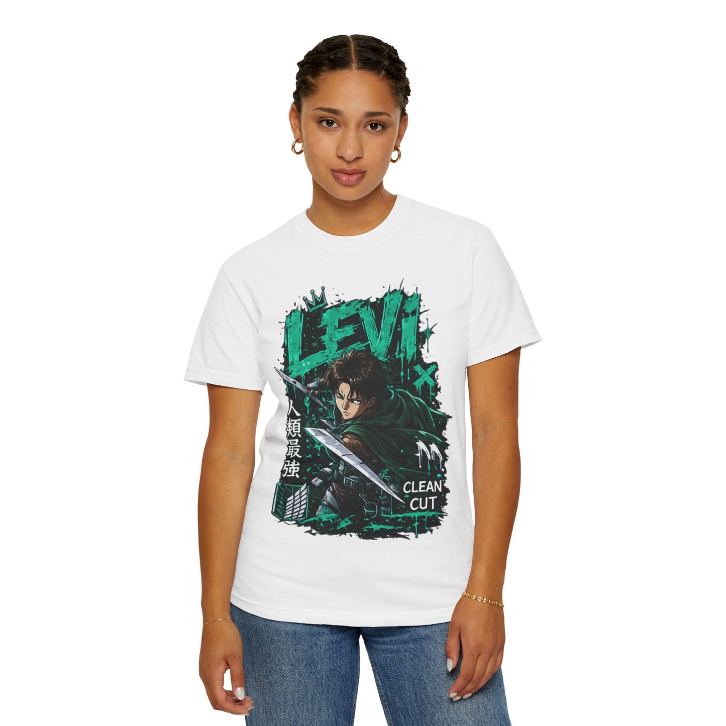 Levi Anime T-Shirt — 'Clean Cut' Attack Gear Tee