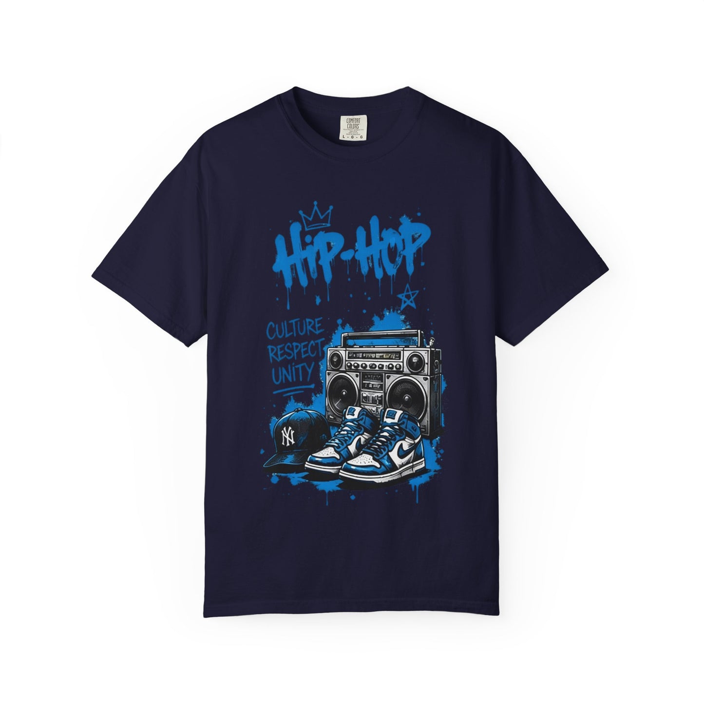 Hip-Hop Culture T-Shirt — "Hip-Hop: Culture Respect Unity" Graphic Tee