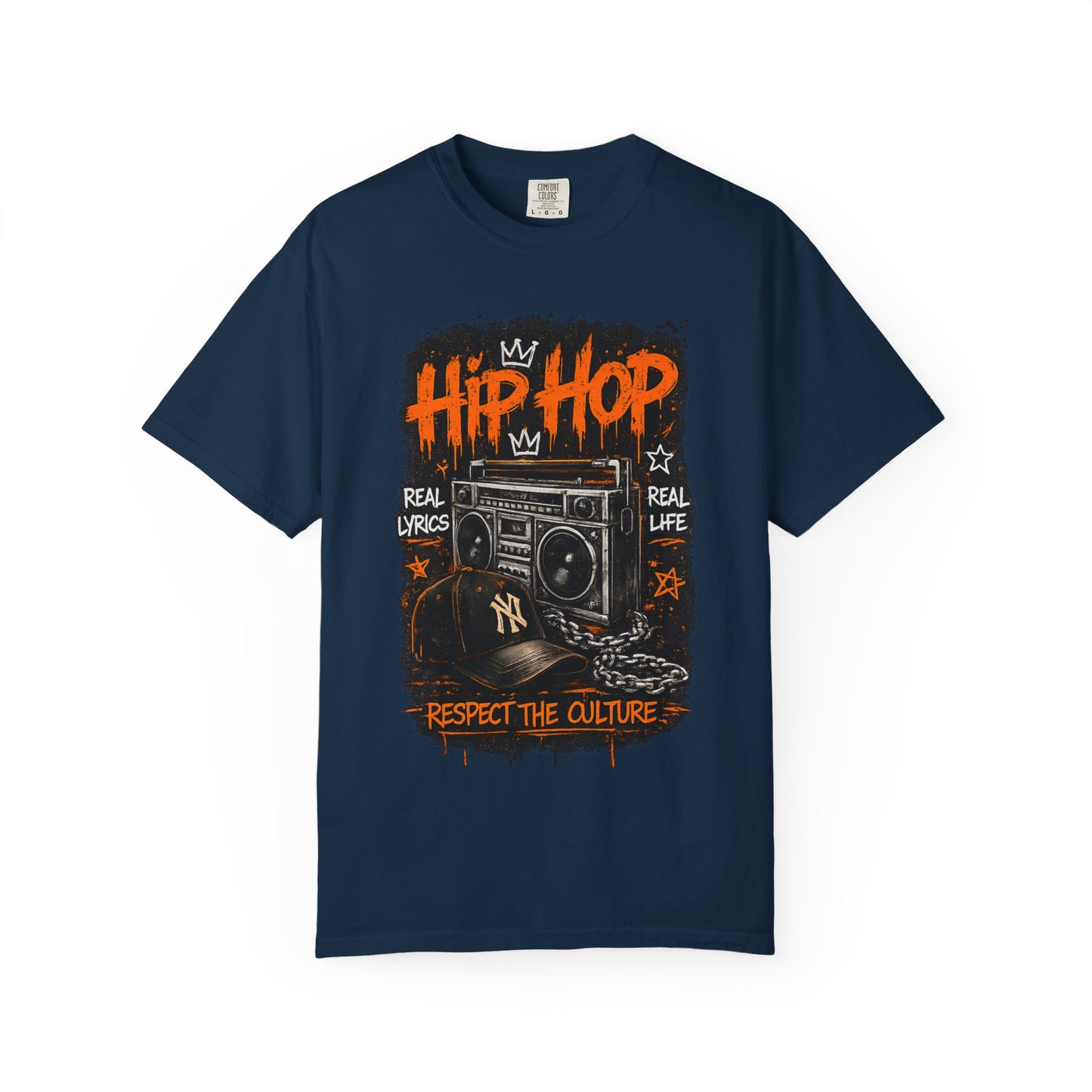 Hip Hop Boombox Respect the Culture T-shirt | Streetwear Music Tee
