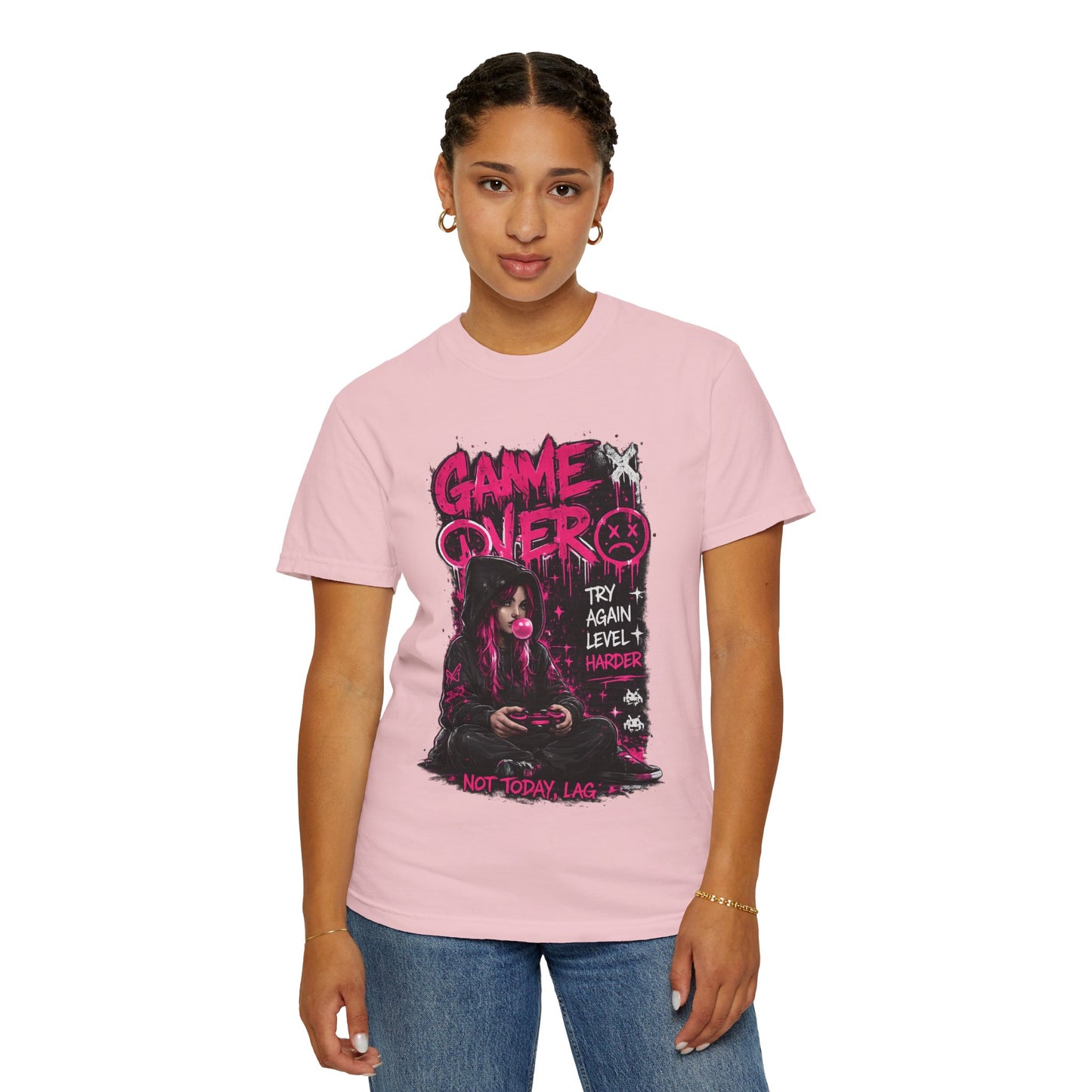 Game Over Graphic T-Shirt — 'Not Today, Lag' Gamer Tee