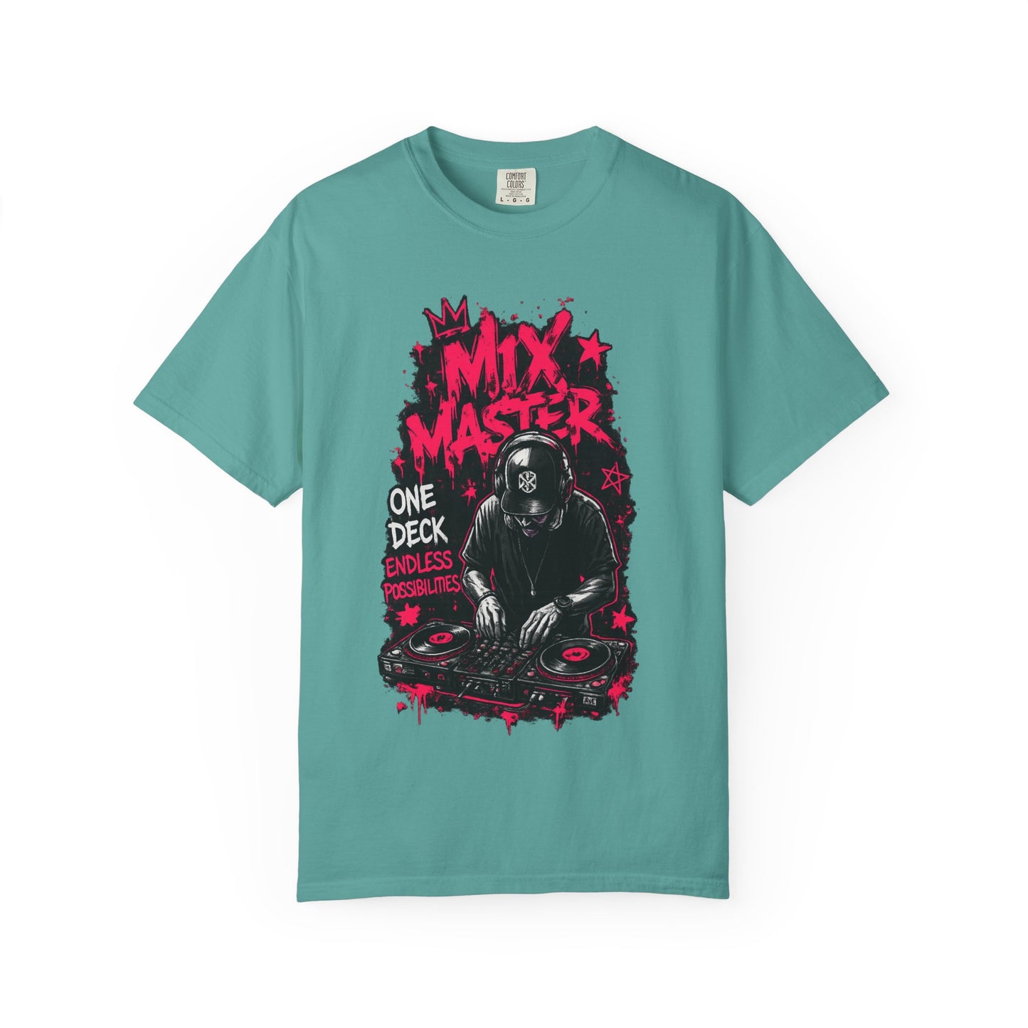 Mix Master DJ T-Shirt — Vintage Turntablist Graphic Tee