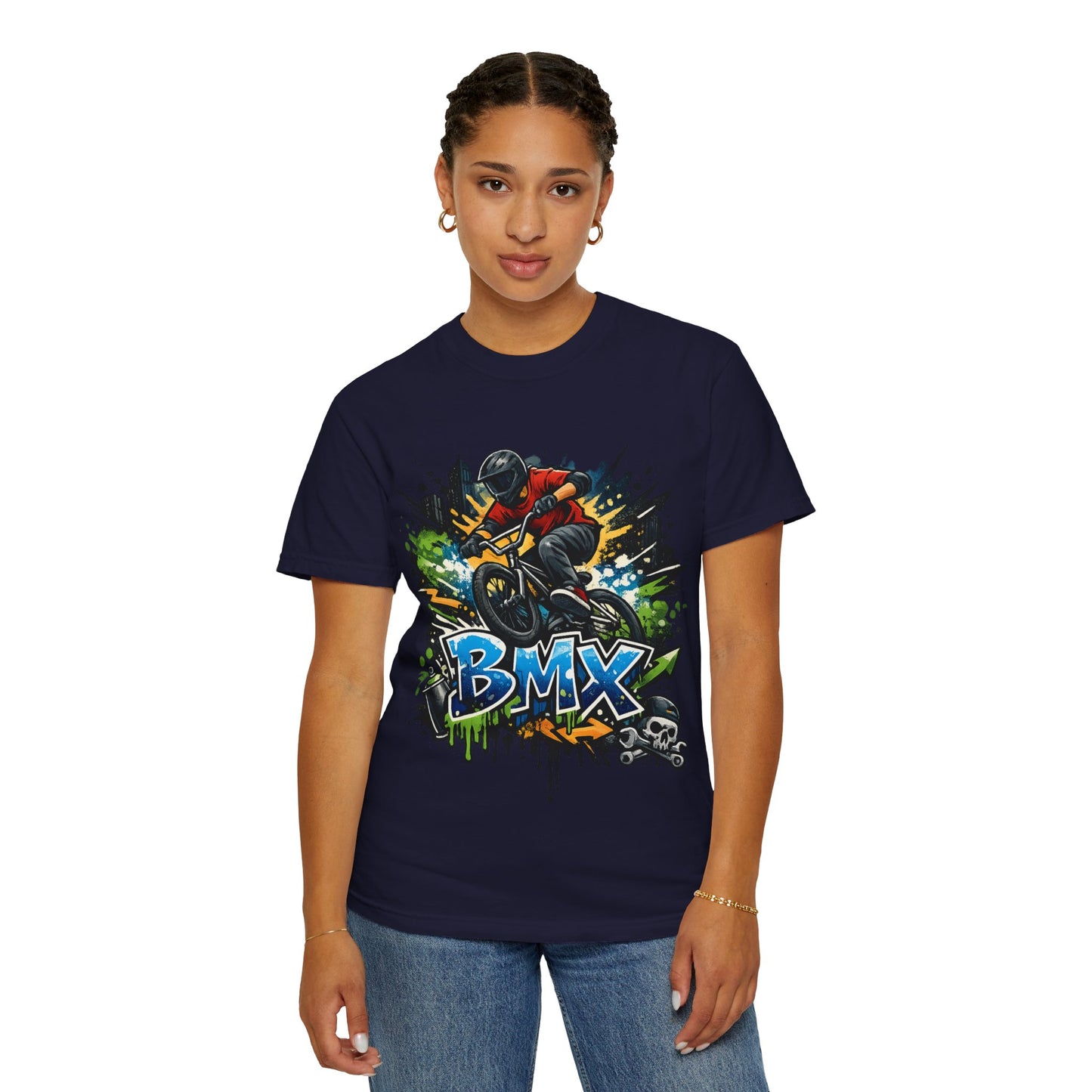 BMX Graffiti Rider T-Shirt — Extreme BMX Bike Tee
