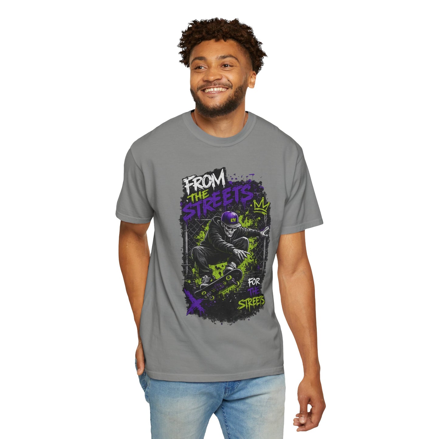 From the Streets Skateboard T-Shirt — Urban Skate Crew Graphic Tee