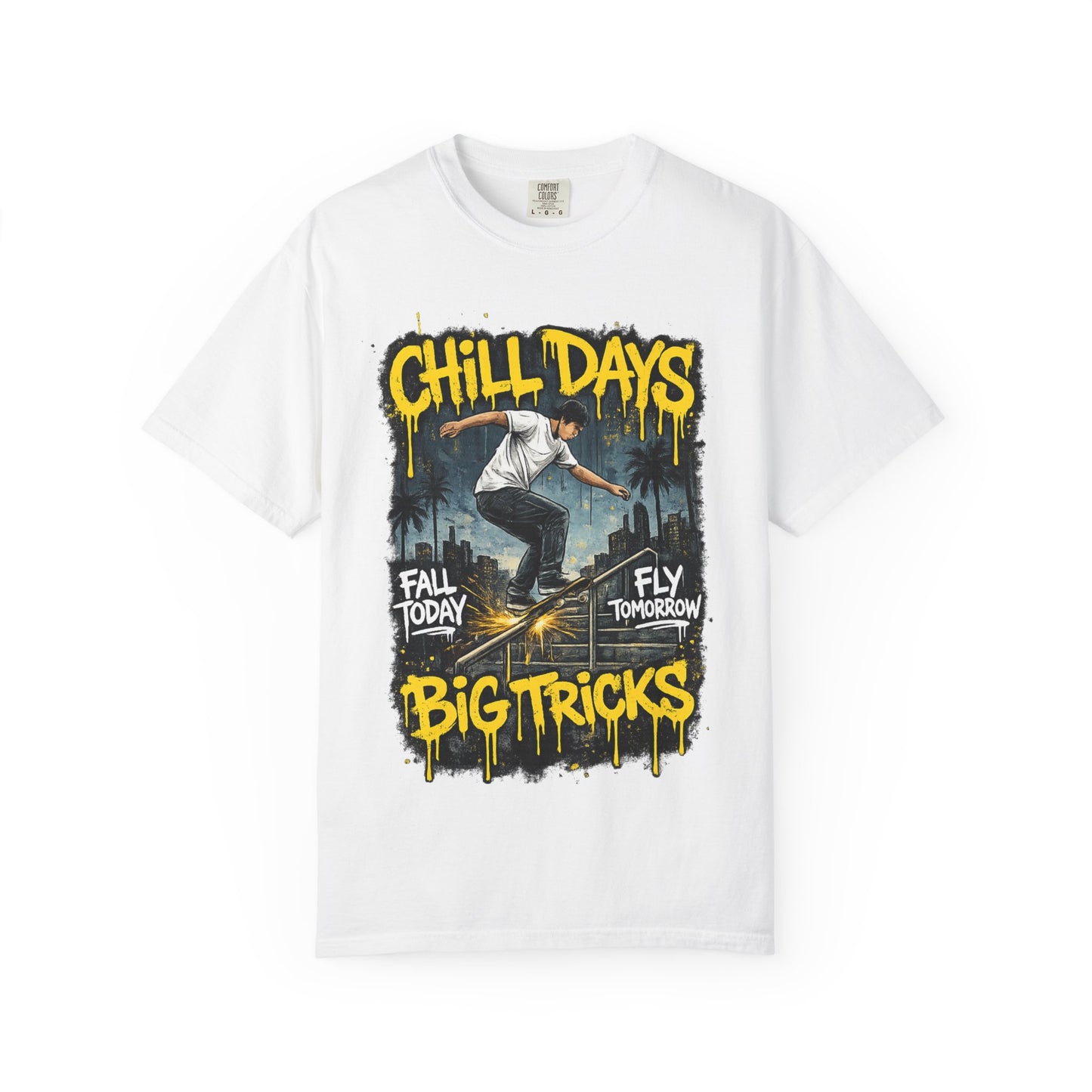 Chill Days Big Tricks Skateboard T‑Shirt