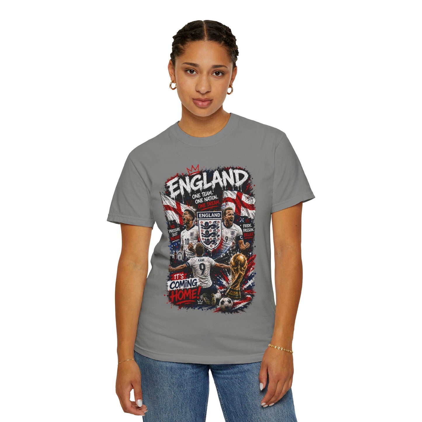 England Football Squad T-shirt | It’s Coming Home World Cup Soccer Tee