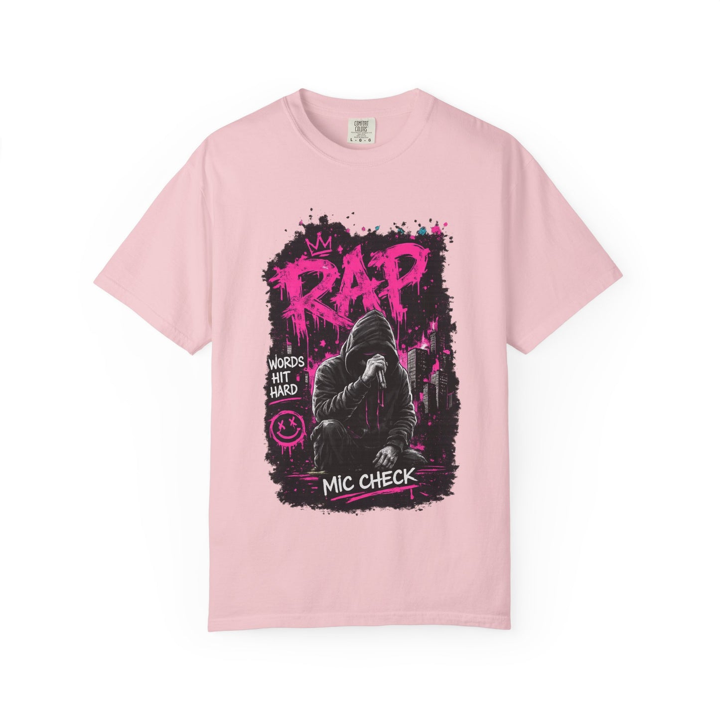 Rap Mic Check T-Shirt — Urban Hip-Hop Graphic Tee