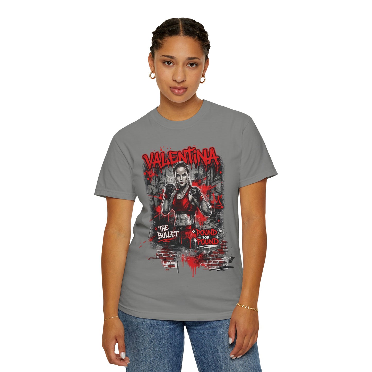 Valentina 'The Bullet' UFC T-Shirt — Women's Fighter Graphic Tee