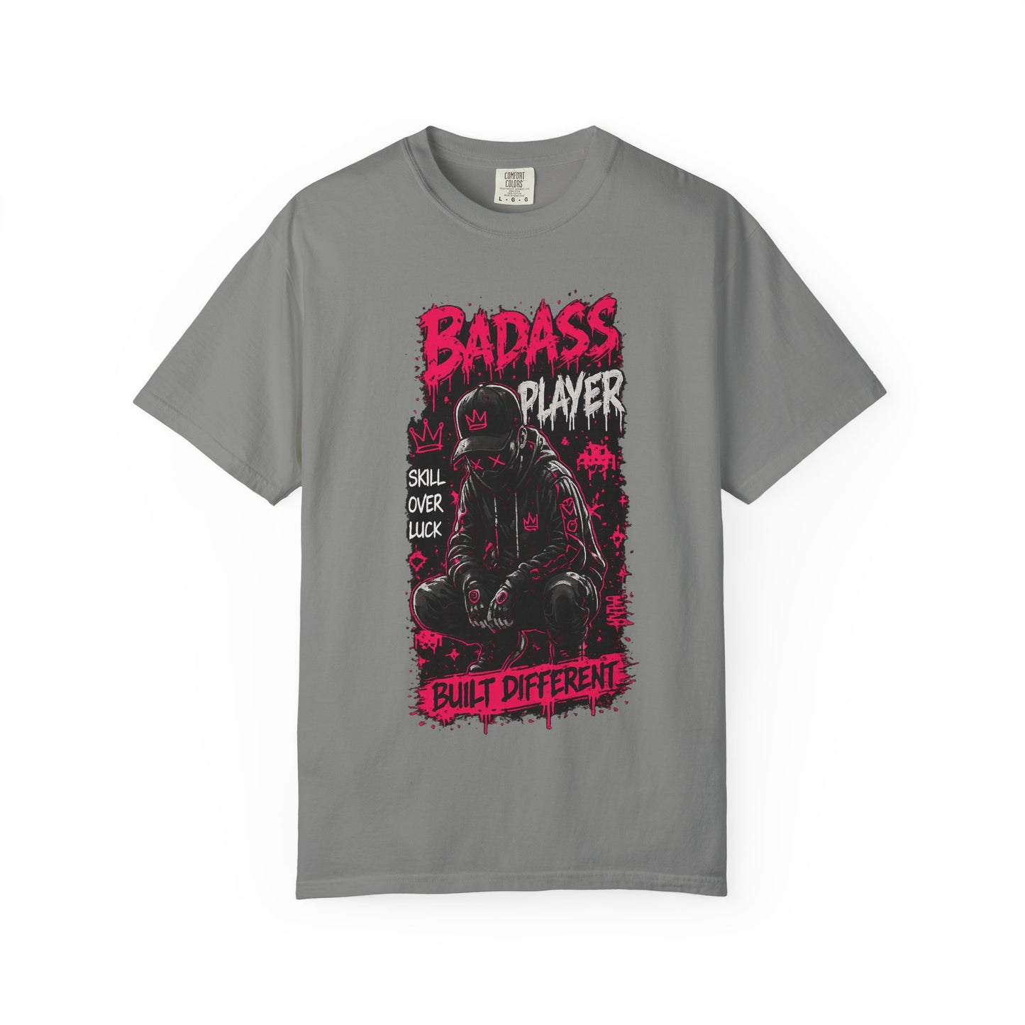 Badass Player Graphic T-Shirt — “Built Different” Gaming Tee