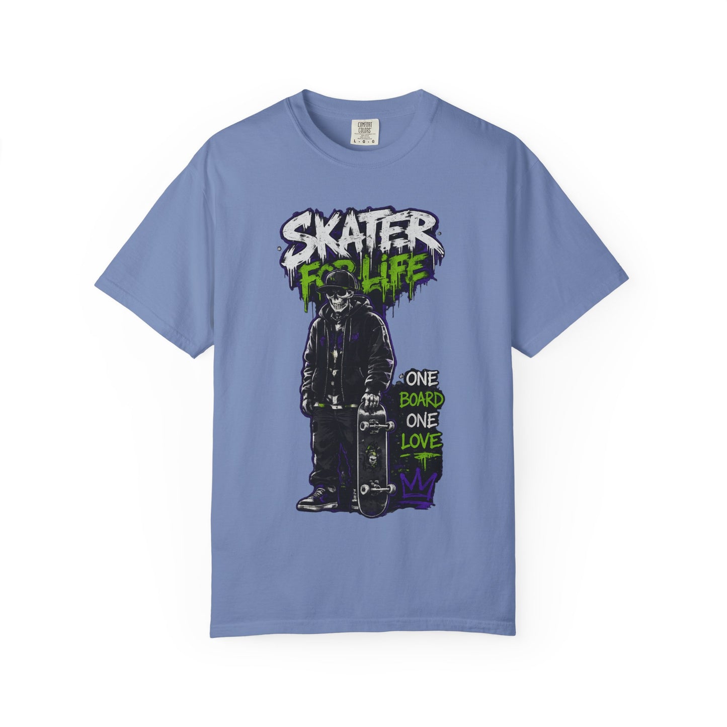 Skater for Life T-Shirt — One Board One Love Skateboard Graphic Tee