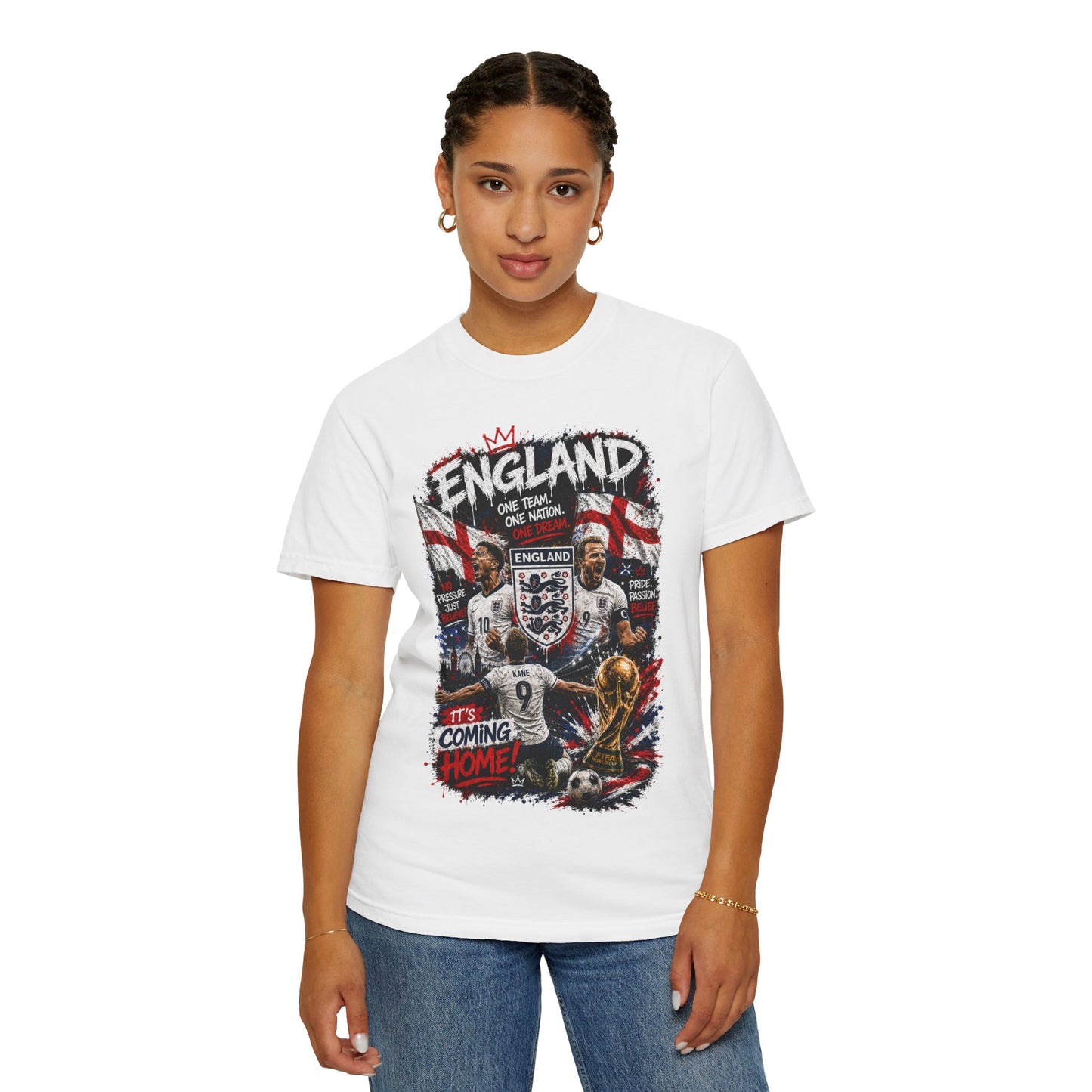England Football Squad T-shirt | It’s Coming Home World Cup Soccer Tee