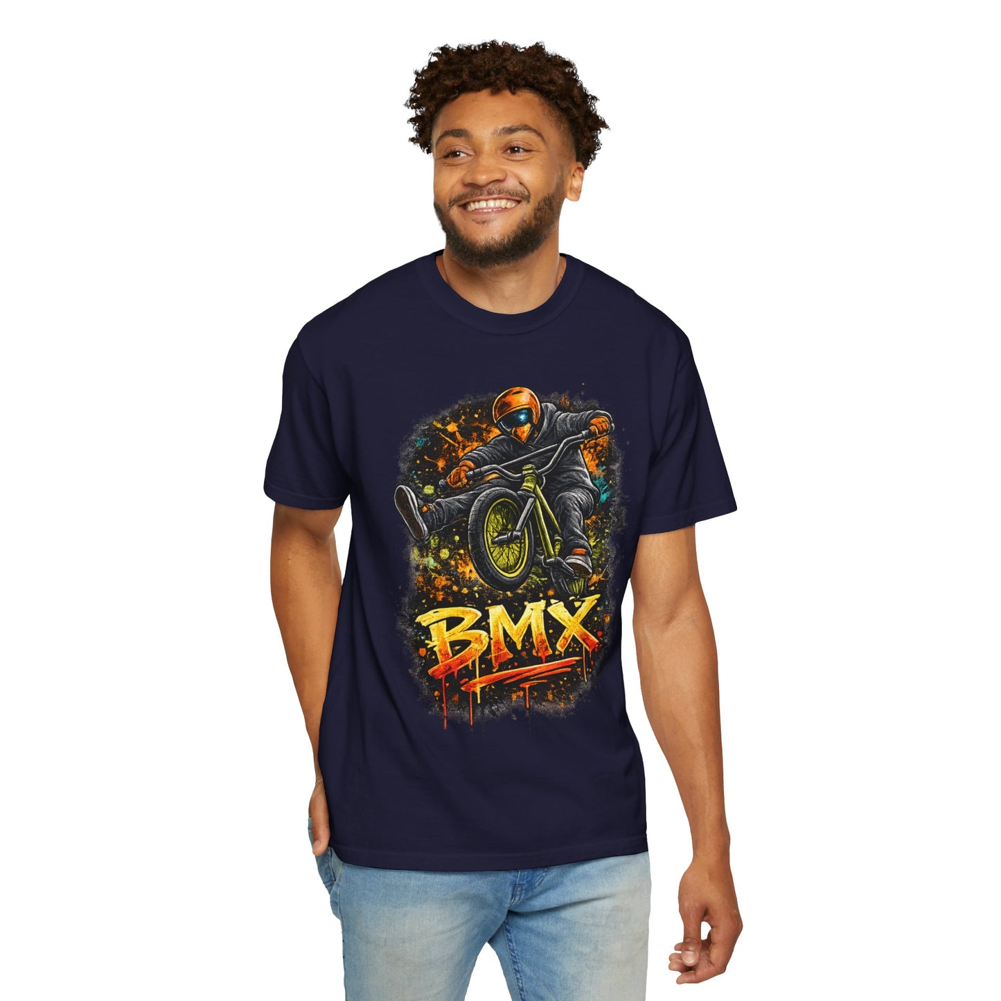 BMX Freestyle T-Shirt — Graphic BMX Rider Tee