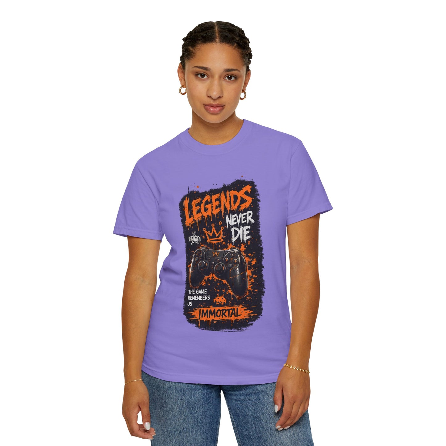 Legends Never Die Gamer T-Shirt – Immortal Video Game Controller Tee