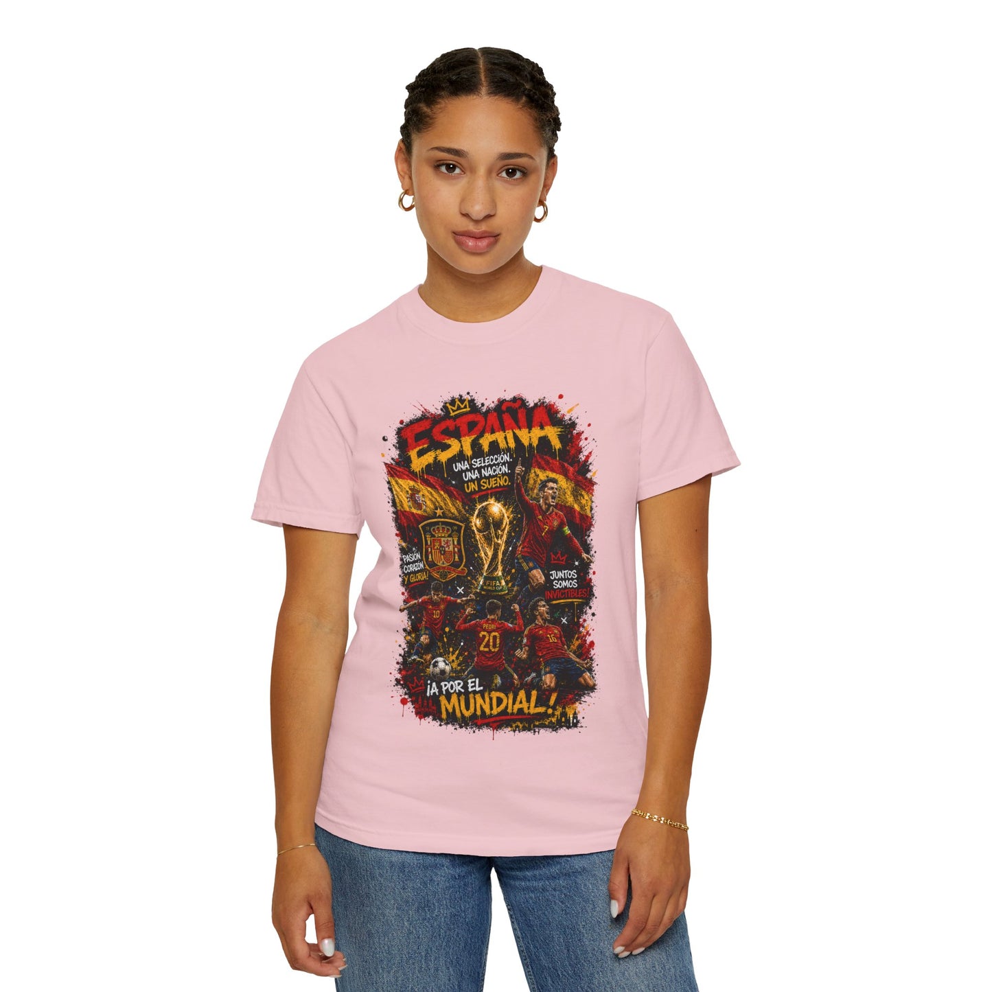 España World Cup Soccer Graphic Tee | España Mundial T-Shirt