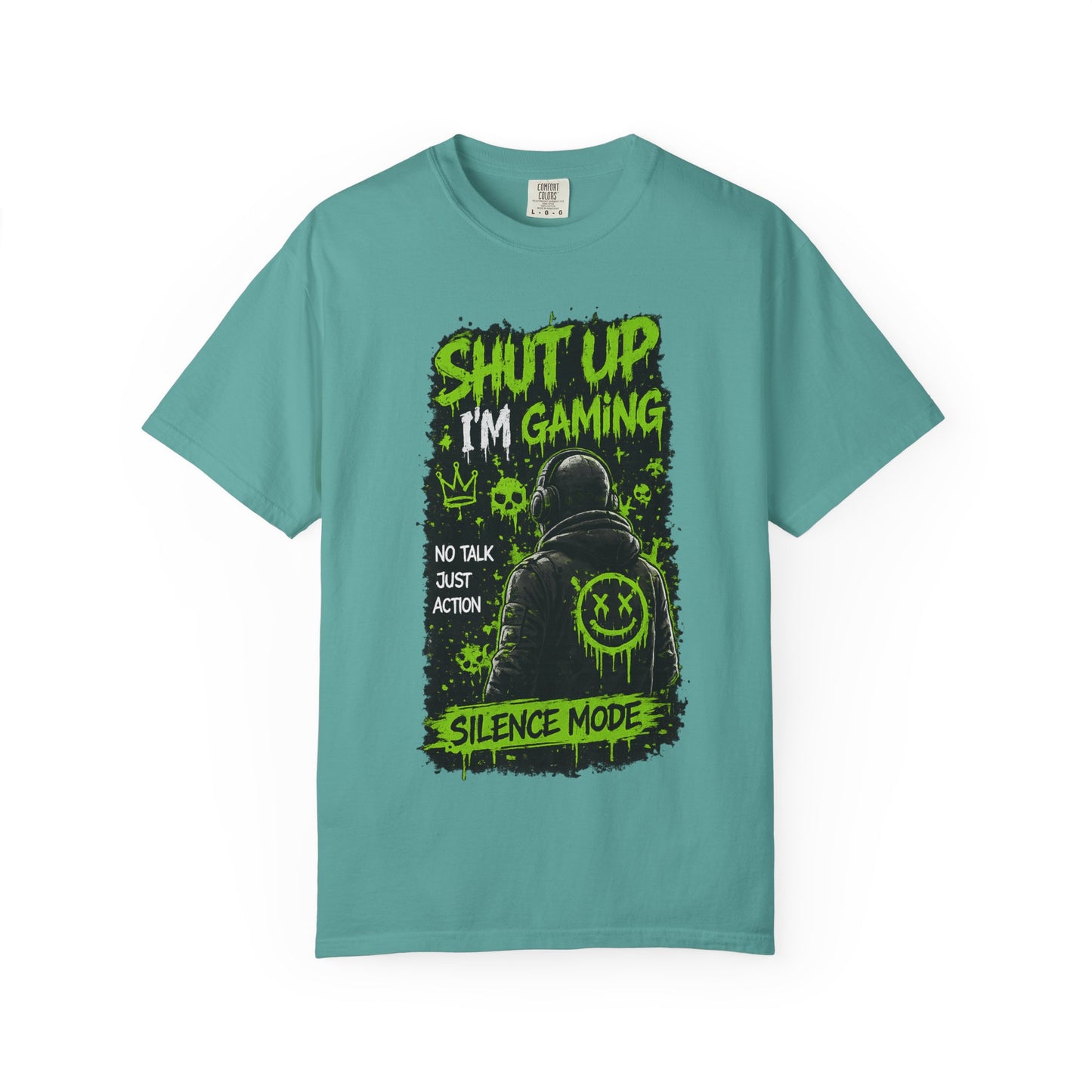Shut Up I'm Gaming T-Shirt — 'Silence Mode' Gamer Graphic Tee