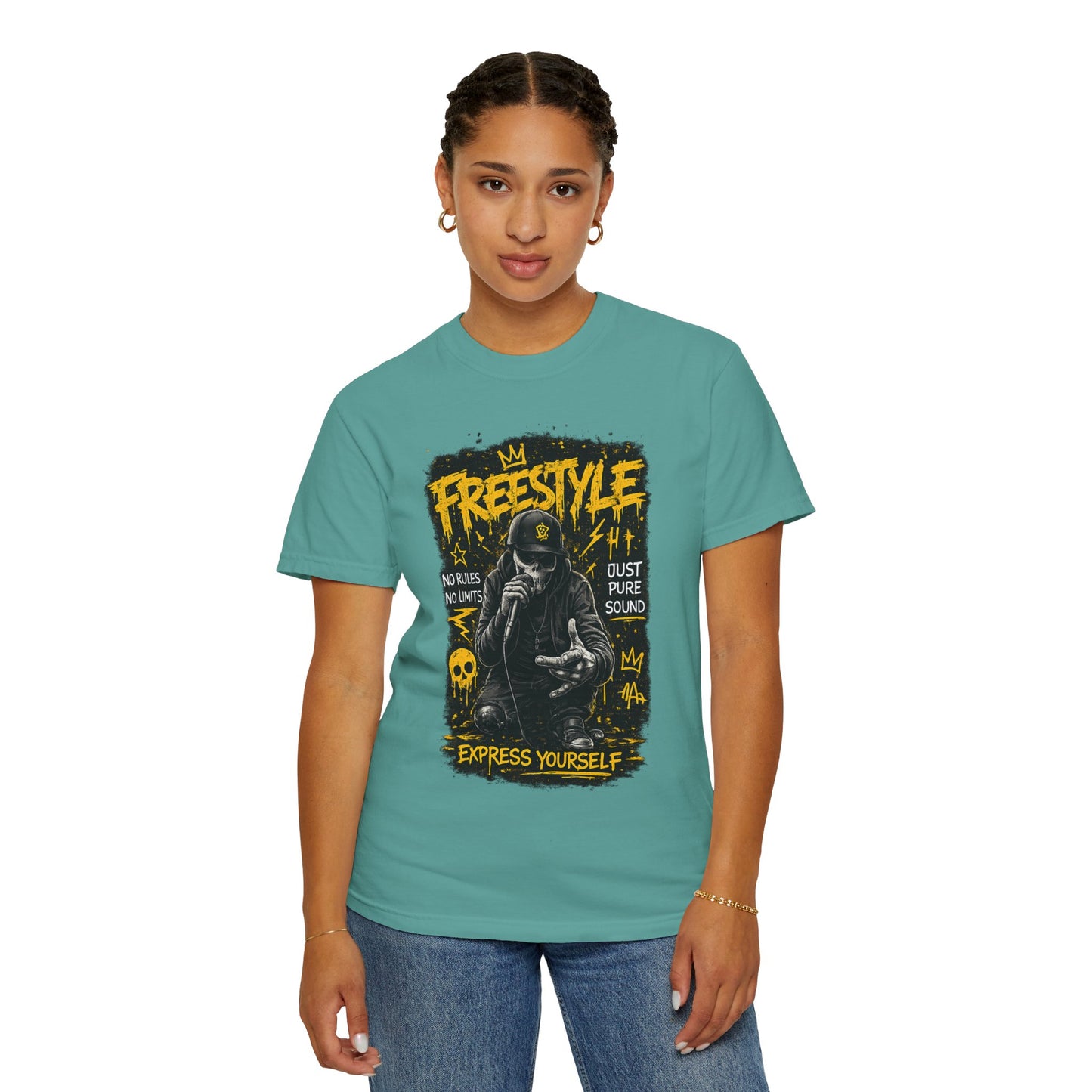 Freestyle Rap T-Shirt — "Express Yourself" Streetwear Graphic Tee