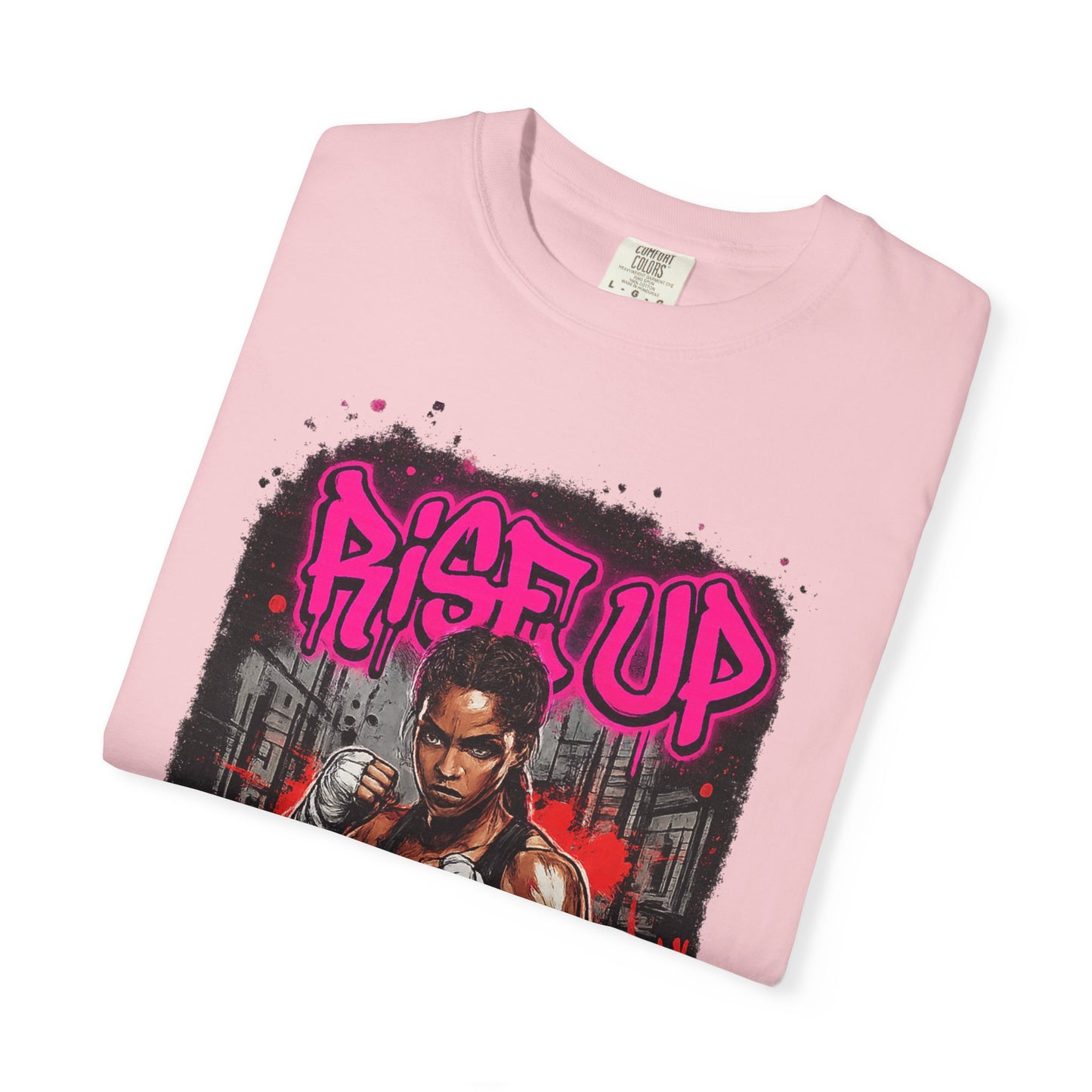 Rise Up UFC Graphic T-Shirt — 'Rise Up / No Fear' Motivational Streetwear