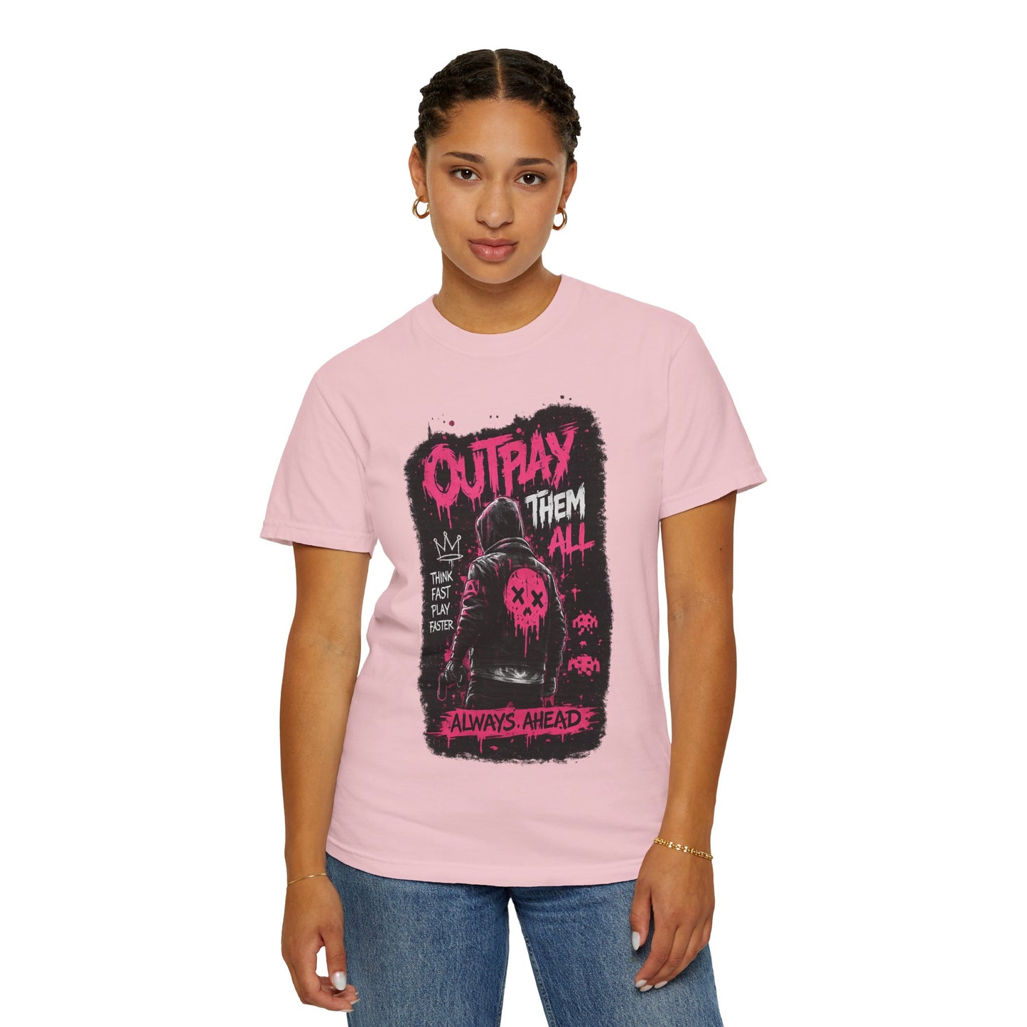 Outplay Them All Graphic T-Shirt — 'Always Ahead' Streetwear Tee