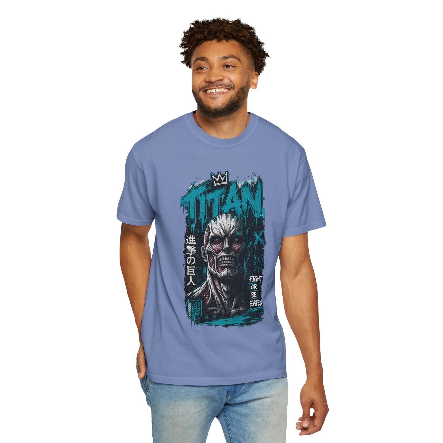 Titan Graphic T-Shirt — 'Fight or Be Eaten' Anime Tee