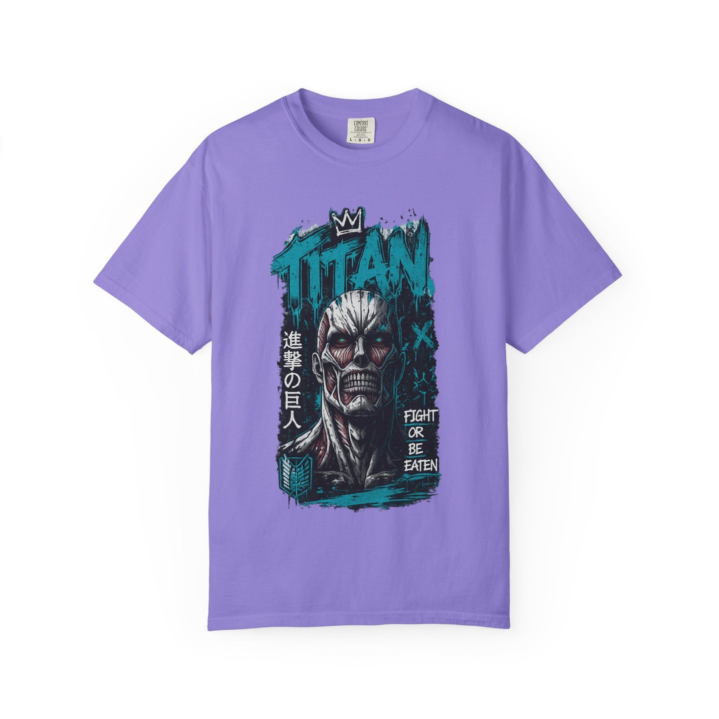 Titan Graphic T-Shirt — 'Fight or Be Eaten' Anime Tee