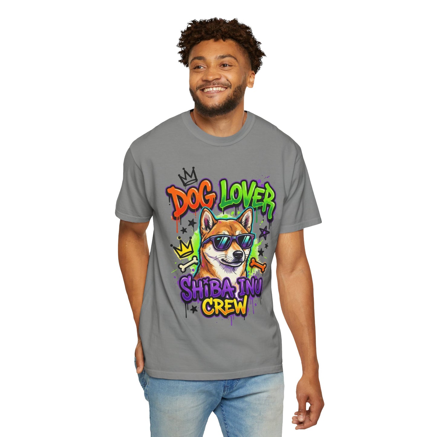 Dog Lover Shiba Inu Crew T-Shirt