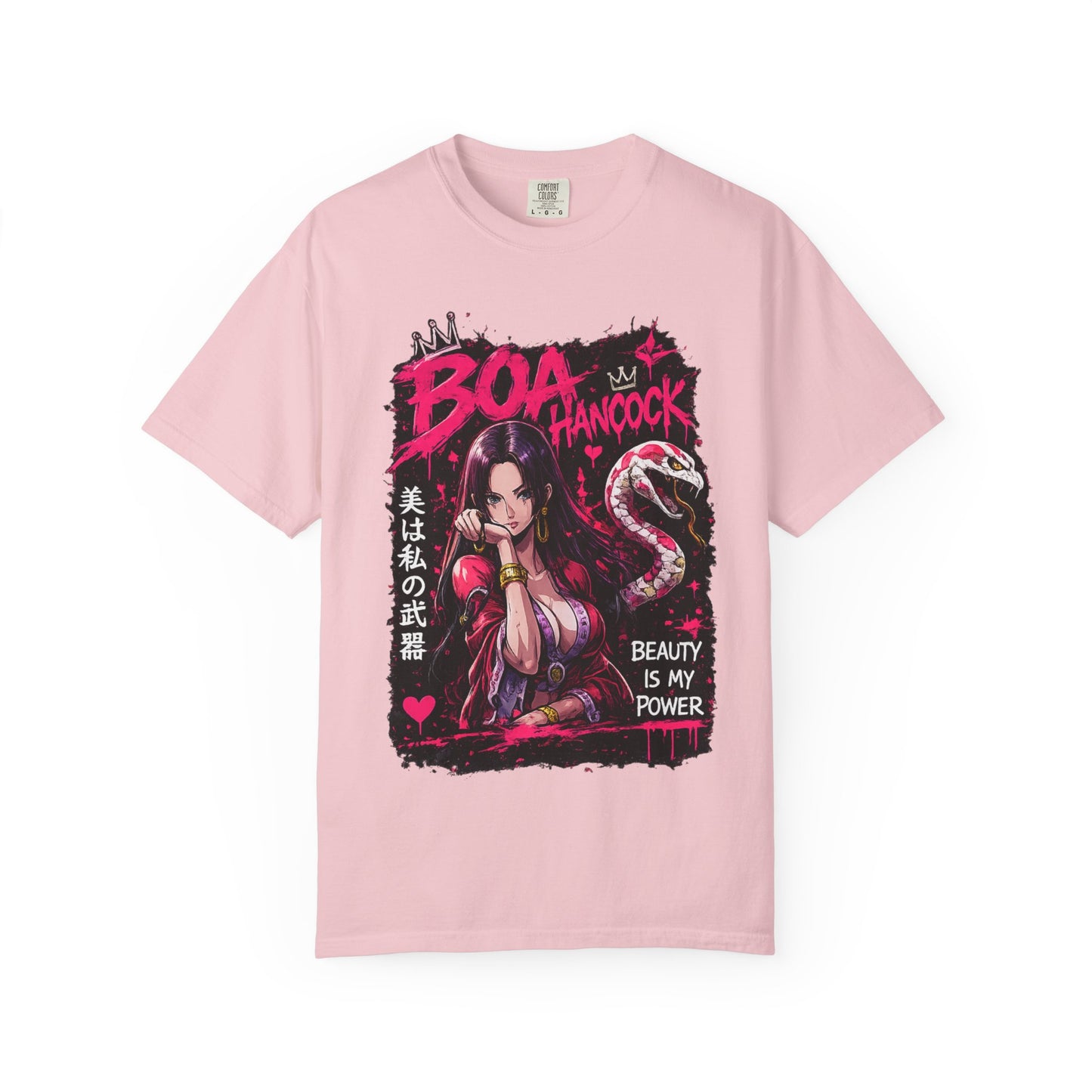 Boa Hancock Anime T-Shirt — "Beauty Is My Power" Graphic Tee